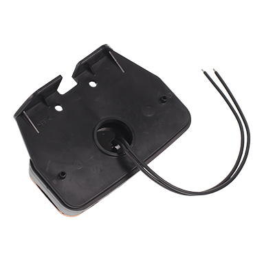 LAMPA OBRYSOWA POMARAŃCZOWA DIODOWA Z UCHWYTEM, 12/24V-347602556
