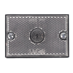 LAMPA OBRYSOWA BIAŁA Z ODBLASKIEM, 12/24V-347602571