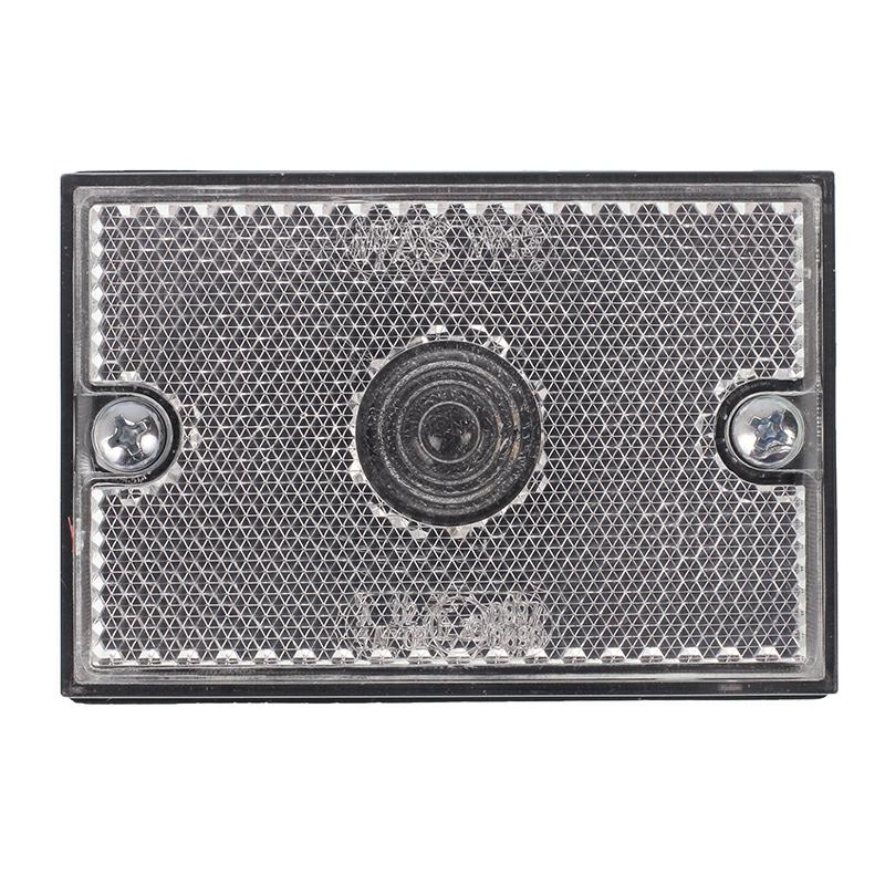 LAMPA OBRYSOWA BIAŁA Z ODBLASKIEM, 12/24V-347602571
