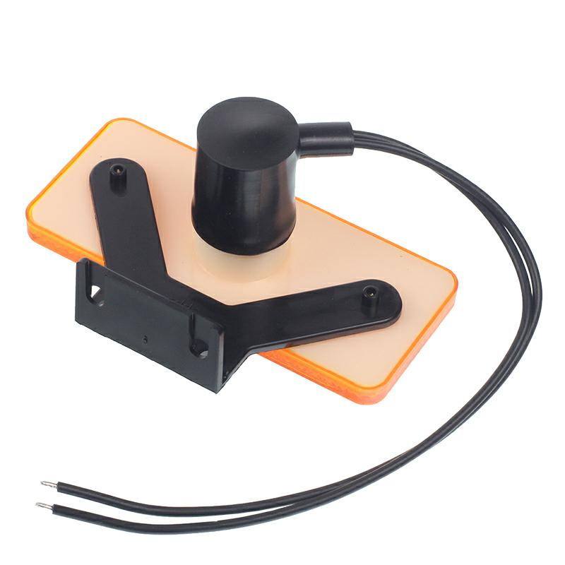 LAMPA OBRYSOWA POMARAŃCZOWA 12/24V, NA ŻARÓWKĘ+MOCOWANIE-347602584