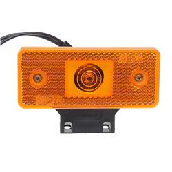 LAMPA OBRYSOWA POMARAŃCZOWA 12/24V, NA ŻARÓWKĘ+MOCOWANIE-347602585