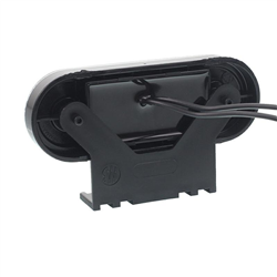 LAMPA OBRYSOWA BIAŁA DIODOWA Z UCHWYTEM I ODBLASKIEM, OWALNA 12/24V, NEON-347602605