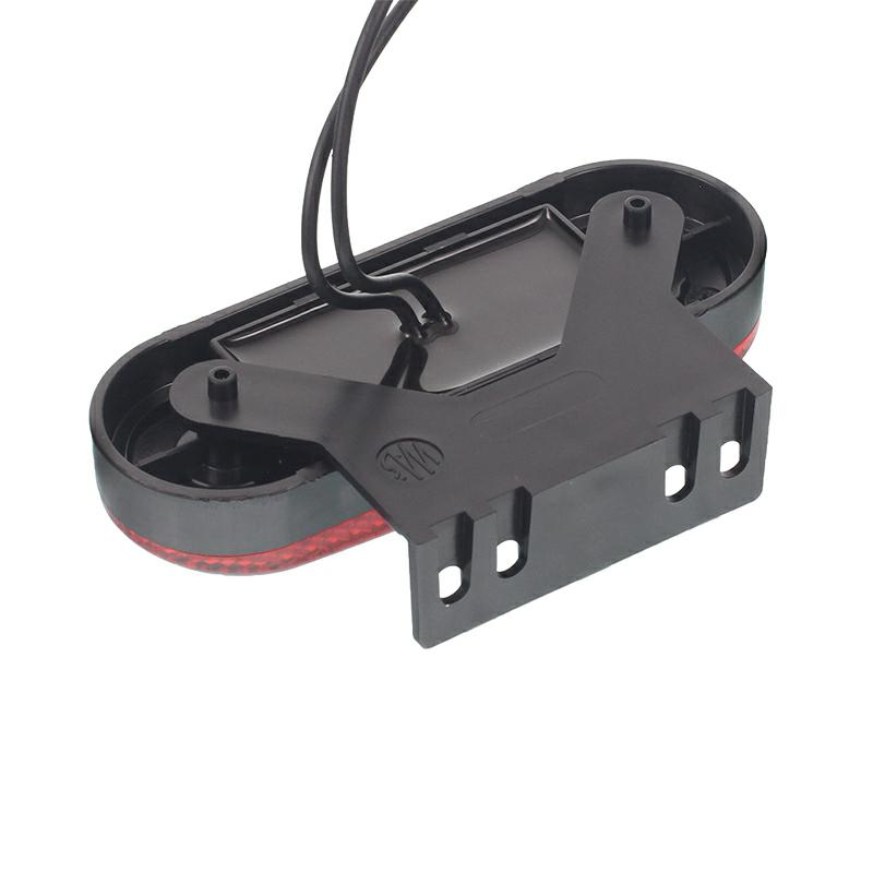 LAMPA OBRYSOWA CZERWONA DIODOWA Z UCHWYTEM I ODBLASKIEM, OWALNA 12/24V, NEON-347602609