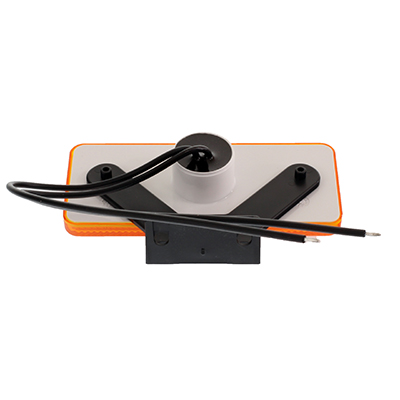 LAMPA OBRYSOWA POMARAŃCZOWA DIODOWA Z UCHWYTEM, 2 DIODY, 12/24V-347602620