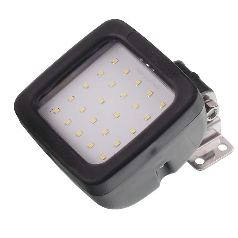 LAMPA ROBOCZA LED, KWADRATOWA, UNIWERSALNA,12/24V, HOMOLOGACJA-347602647