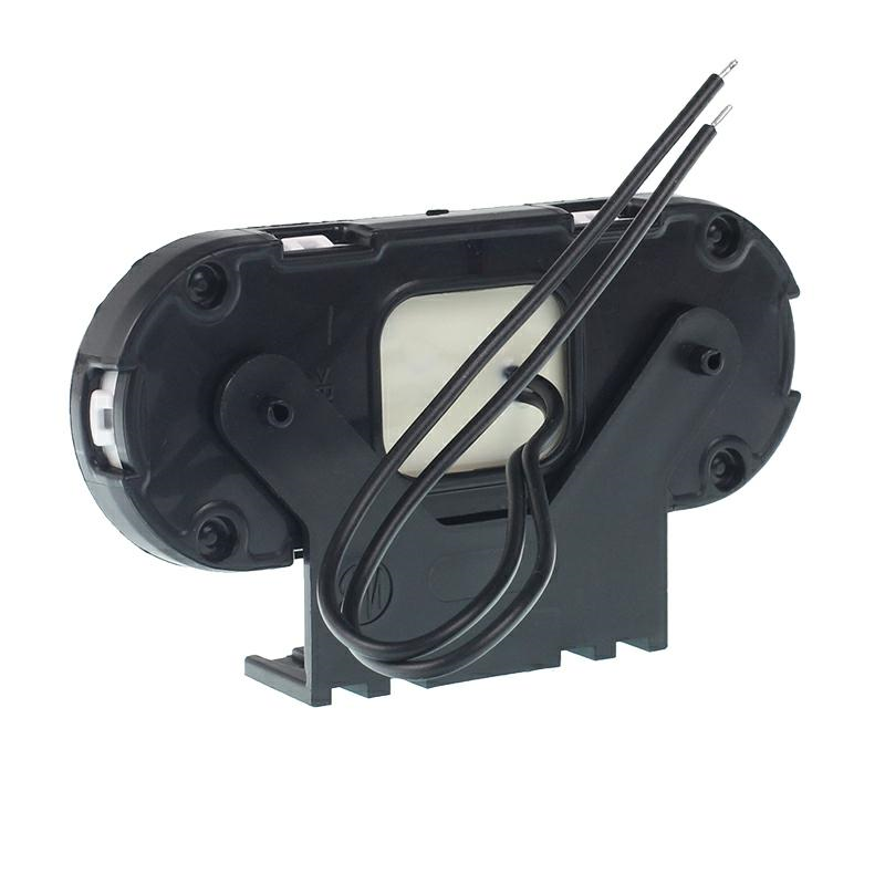 LAMPA OBRYSOWA CZERWONA DIODOWA Z UCHWYTEM I ODBLASKIEM, OWALNA 12/24V-347602667