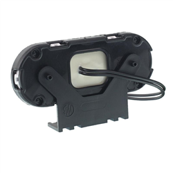 LAMPA OBRYSOWA POWARAŃCZOWA DIODOWA Z UCHWYTEM I ODBLASKIEM, OWALNA 12/24V-347602670