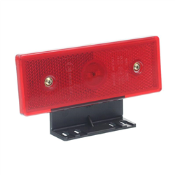 LAMPA OBRYSOWA CZERWONA DIODOWA Z UCHWYTEM, 12/24V, DIODA CENTRALNA-347602688