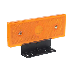 LAMPA OBRYSOWA POMARAŃCZOWA DIODOWA Z UCHWYTEM, 12/24V, DIODA CENTRALNA-347602691