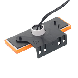 LAMPA OBRYSOWA POMARAŃCZOWA DIODOWA Z UCHWYTEM, 12/24V, DIODA CENTRALNA-347602693