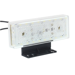 LAMPA OBRYSOWA BIAŁA DIODOWA Z UCHWYTEM, 12/24V, DIODY PO OBRYSIE-347602694