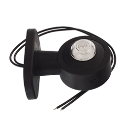 LAMPA OBRYSOWA BIAŁO-CZERWONA DIODOWA NA WYSIĘGNIKU, PRAWA, KRÓTKA, 12/24V-347602705