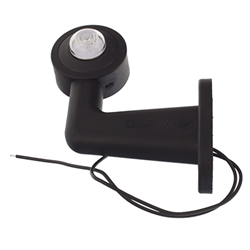 LAMPA OBRYSOWA BIAŁA DIODOWA NA WYSIĘGNIKU ŁAMANYM,LEWA KRÓTKA,12/24V-347602707