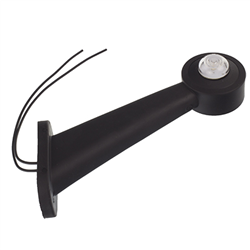 LAMPA OBRYSOWA BIAŁO-CZERWONA DIODOWA NA WYSIĘGNIKU UKOŚNYM, PRAWA, 12/24V-347602713