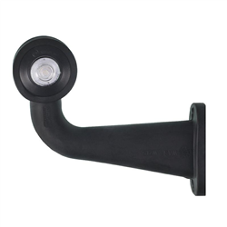 LAMPA OBRYSOWA BIAŁA DIODOWA NA WYSIĘGNIKU ŁAMANYM, LEWA,DŁUGA,12/24V-347602719