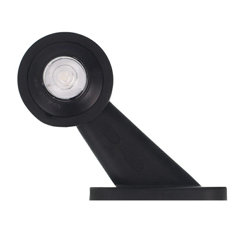 LAMPA OBRYSOWA BIAŁO-CZERWONA DIODOWA NA WYSIĘGNIKU UKOŚNYM,LEWA,KRÓTKA,12/24V-347602738