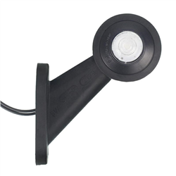 LAMPA OBRYSOWA BIAŁO-CZERWONA DIODOWA NA WYSIĘGNIKU UKOŚNYM,PRAWA,KRÓT.,12/24V-347602740