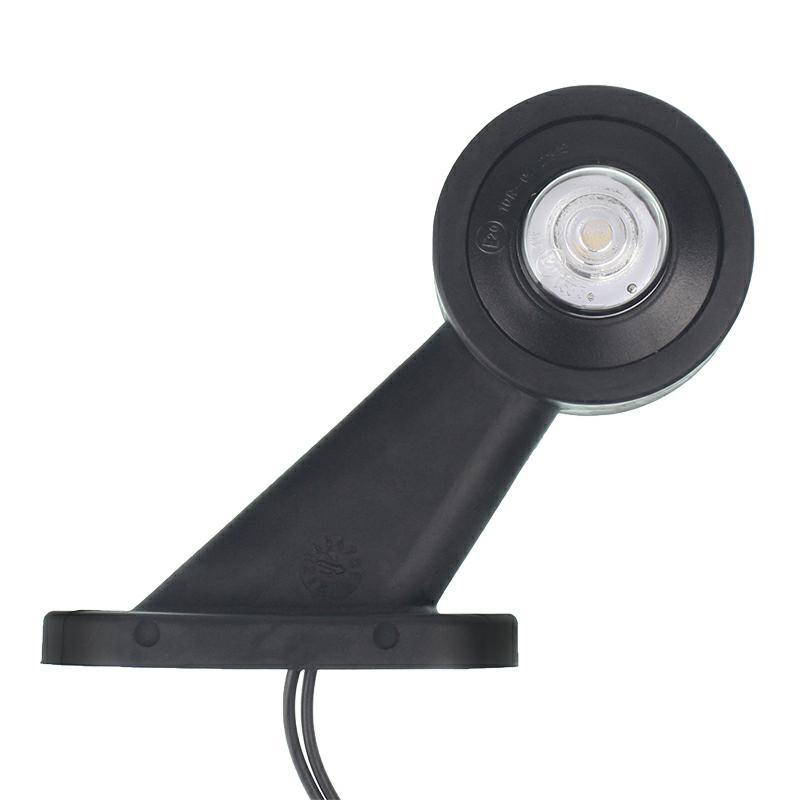 LAMPA OBRYSOWA BIAŁO-CZERWONA DIODOWA NA WYSIĘGNIKU UKOŚNYM,PRAWA,KRÓT.,12/24V-347602741
