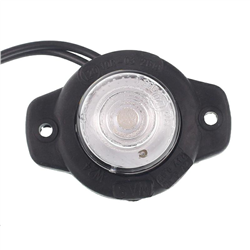 LAMPA OBRYSOWA CZERWONA DIODOWA POJEDYN. 12/24V-347602766