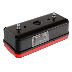 LAMPA TYLNA ZESP. 4-SEGM. LEWA Z OŚW. TABLICY REJ. Z DOŁU - Z GNIAZDEM-347602786