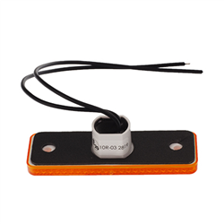 LAMPA OBRYSOWA POMARAŃCZOWA DIODOWA 12/24V-347602837
