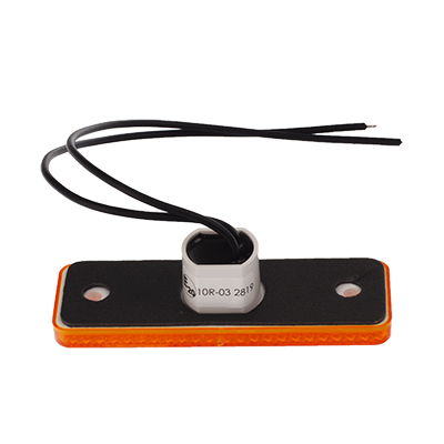 LAMPA OBRYSOWA POMARAŃCZOWA DIODOWA 12/24V-347602837