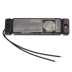 LAMPA OBRYSOWA BIAŁA DIODOWA 1 DIODA, Z KABLEM-347602839