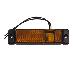 LAMPA OBRYSOWA POMARAŃCZOWA DIODOWA 12/24V-347602841