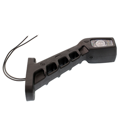 LAMPA OBRYSOWA BIAŁO-CZERW.-POM. DIODOWA NA WYSIĘG. UKOŚNYM, PRAWA, DŁUGA, 12/24V-347602856