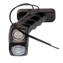 LAMPA OBRYSOWA BIAŁO-CZERW.-POM. DIODOWA NA WYSIĘG. UKOŚNYM, PRAWA, KRÓTKA,12/24V-347602861
