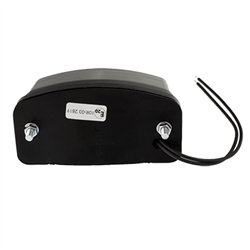 LAMPA OŚWIETLENIA TABLICY REJESTRACYJNEJ DIODOWA, KLOSZ BIAŁY, CZARNA, 12/24V-347602885