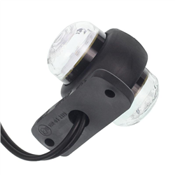 LAMPA OBRYSOWA BIAŁA DIODOWA NA WYSIĘGNIKU PROSTYM, KRÓTKA-347602890