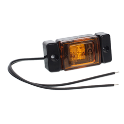 LAMPA OBRYSOWA POMARAŃCZOWA DIODOWA 12/24V-347602897