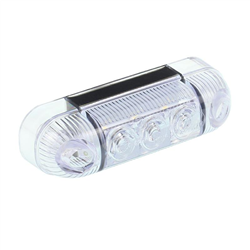 LAMPA OBRYSOWA BIAŁA DIODOWA OWALNA 12/24V-347602898