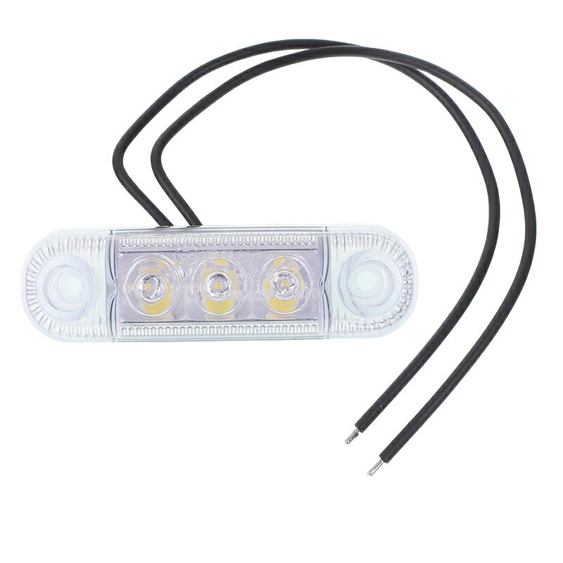 LAMPA OBRYSOWA BIAŁA DIODOWA OWALNA 12/24V-347602900