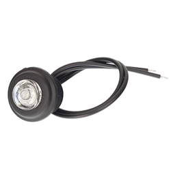 LAMPA OBRYSOWA BIAŁA 1-DIODOWA OKRĄGŁA, 12/24V-347602940