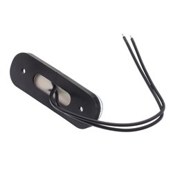 LAMPA OBRYSOWA BIAŁA DIODOWA OWALNA PŁASKA, 12/24V, 5 DIÓD - SCHMITZ, KRONE-347602981