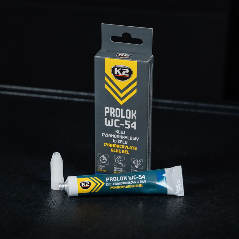 KLEJ CYJANOAKRYLOWY W ŻELU - K2 PROLOK 20g-347603022