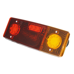 LAMPA TYLNA ZESP. 2-SEGM. LEWA PRZYCZ. PROSTOKĄTNA, DIODOWA, Z PRZEWODEM,12/24V-347603049