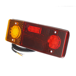 LAMPA TYLNA ZESP. 2-SEGM. PRAWA PRZYCZ. PROSTOKĄTNA, DIODOWA, Z PRZEWODEM,12/24V-347603051