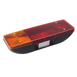 LAMPA TYLNA ZESP. 2-SEGM. LEWA 12/24V - BEZ PRZEWODU, C-360 TYŁ, D-47-347603053