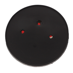 LAMPA OBRYSOWA CZERWONA NISKA PRZYCZEPA, FI 92MM, H=52MM-347178432