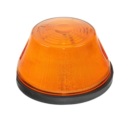 LAMPA OBRYSOWA POMARAŃCZOWA NISKA PRZYCZEPA, FI 92MM, H=52MM-347603067