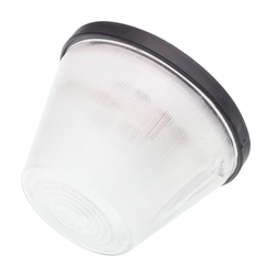 LAMPA OBRYSOWA BIAŁA WYSOKA PRZYCZEPA, FI 92MM, H=70MM-347178437