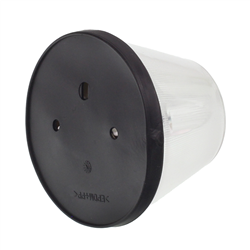 LAMPA OBRYSOWA BIAŁA WYSOKA PRZYCZEPA, FI 92MM, H=70MM-347178438