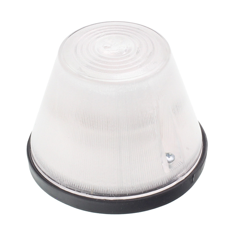 LAMPA OBRYSOWA BIAŁA WYSOKA PRZYCZEPA, FI 92MM, H=70MM-347178439
