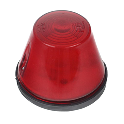 LAMPA OBRYSOWA CZERWONA WYSOKA PRZYCZEPA, FI 92MM, H=70MM-347603073