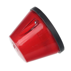 LAMPA OBRYSOWA CZERWONA WYSOKA PRZYCZEPA, FI 92MM, H=70MM-347603074