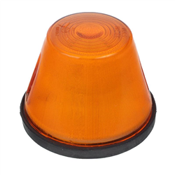 LAMPA OBRYSOWA POMARAŃCZOWA WYSOKA PRZYCZEPA, FI 92MM, H=70MM-347603078