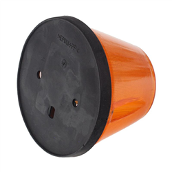 LAMPA OBRYSOWA POMARAŃCZOWA WYSOKA PRZYCZEPA, FI 92MM, H=70MM-347603080